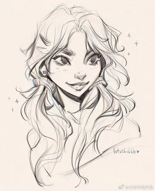 人物插画线稿bylydiaelaine