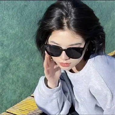 贼拉风很酷的戴墨镜女头 戴墨镜冷酷女头合集