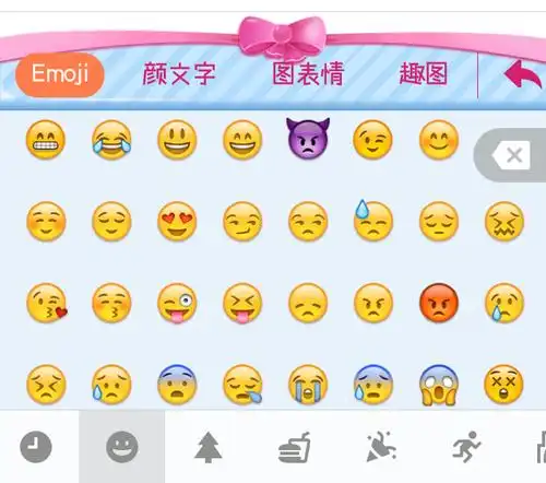 谁知道哪个输入法有新的emoji表情?