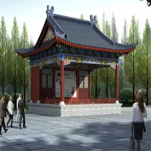 戏台设计图纸 新农村戏台设计图 戏台方案设计