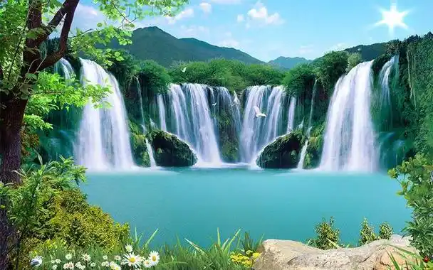 唐不知名才子关于瀑布的诗,短短4句景象壮观,结尾更是碾压李白