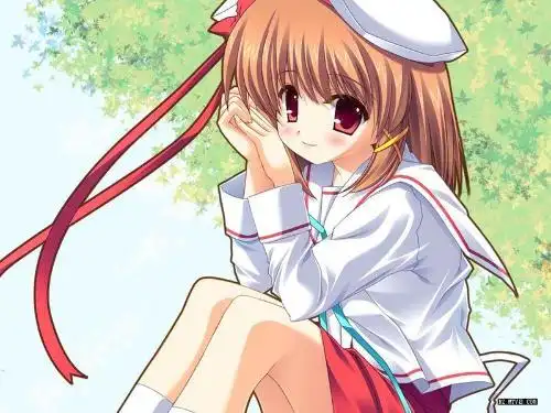 谁能给一些侧坐的动漫人物?