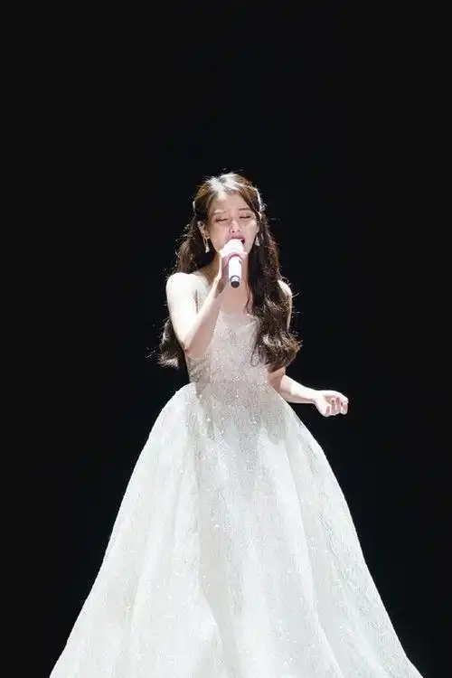 iu演唱会造型合集白裙仙气飘飘皮衣酷帅为她打call