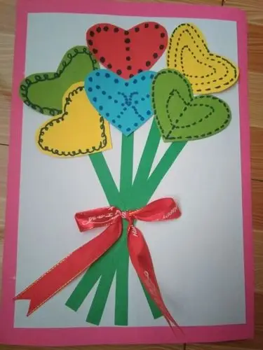 制作立体爱心贺卡开始了