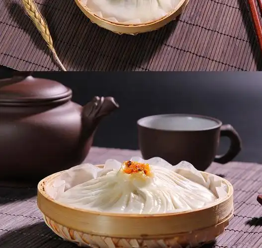 伙头烧镇江蟹黄汤包镇江特产速冻速食早餐灌汤包面食礼盒装180g4只半