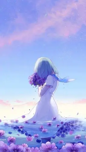 特别美的背影二次元动漫图