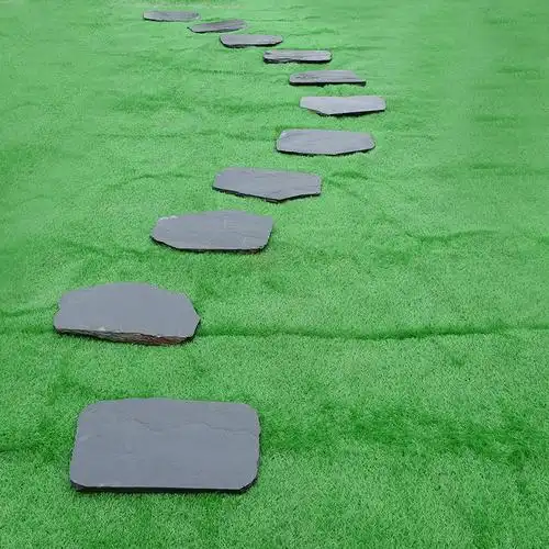 天然青石板汀步石花园草坪垫脚石别墅防滑地砖庭院园林铺路踏步石