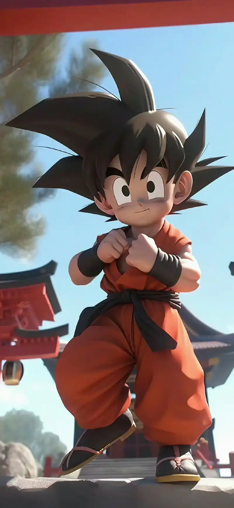 龙珠的赛亚人孙悟空4k高清壁纸