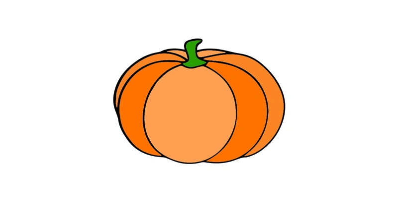 南瓜的简笔画怎么画南瓜简笔画简单