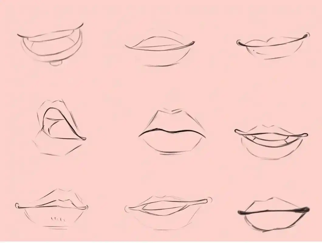 五官步骤拿去练习!#插画 #ps #板绘 #鸭风卡通头像  - 抖音