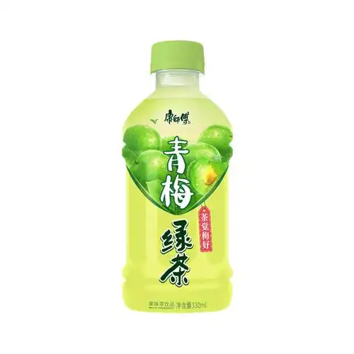 康师傅青梅绿茶330ml5瓶包装夏日风味饮品果味饮料视频