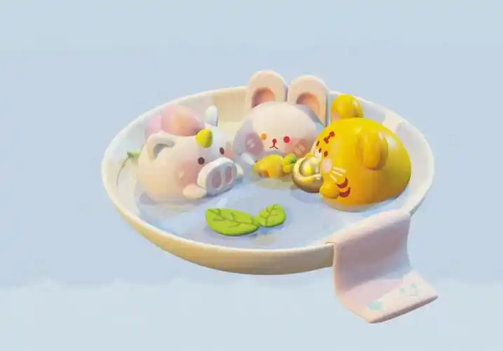 nomad泡汤动物团子