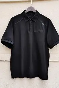 保时捷车间新款工装短袖polo衫黑色工作服夏季前台工装汽修厂4s店