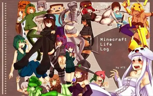 我的世界:同人画作鉴赏第8弹,娘化生物大合集,苦力怕我抱走了