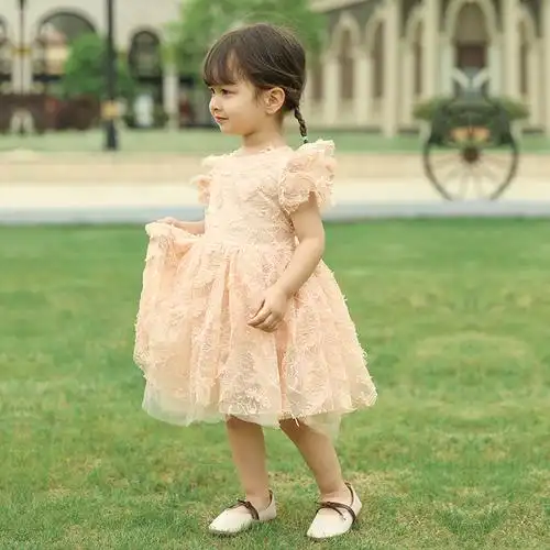 公主裙女童裙子蓬蓬纱女宝宝童装儿童礼服连衣裙夏装小女孩洋气潮