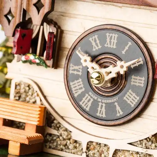 德国engstler黑森林 石英音乐布谷鸟钟挂钟钟表小木屋 403 qm