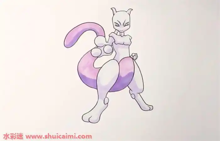 超梦怎么画 超梦简笔画漂亮