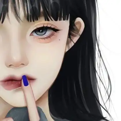 手绘头像女生霸气冷艳 高清好看的高冷禁欲系御姐女头像手绘图片_女生