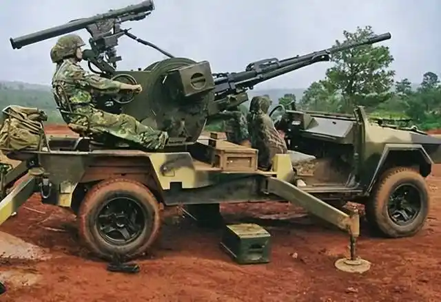 中国装备志87式双管25mm高射炮