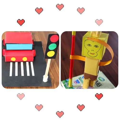 "小小图形 无限创意" ——市直四小五年级举办"立体图形手工制作展评"