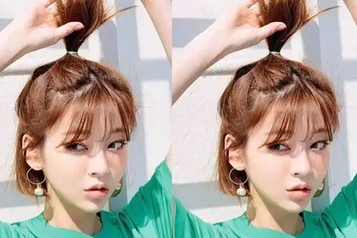 首页 玩发型 扎头发 女生超短头发的扎发方法 扎个小可爱辫子开心出门