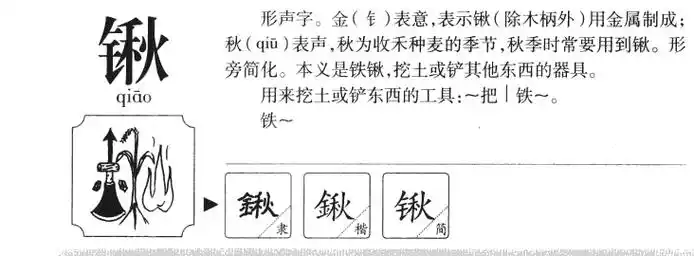 锹字五行属什么锹字取名有什么意义