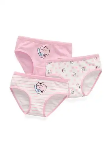 优贝宜 女童内裤儿童三角裤卡通宝宝裤头中大童底裤女孩小内裤