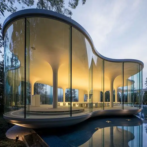 教堂设计,教堂建筑设计,白色玻璃教堂,日本白之翼教堂,ktx archilab