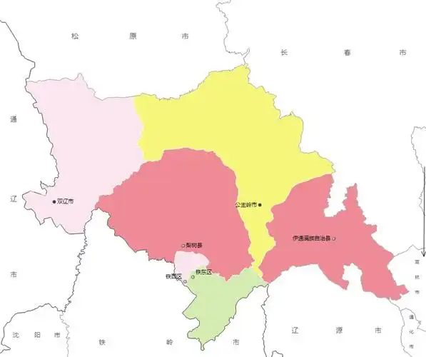 吉林省四平市行政区划 四平市区划代码和面积-叶子西西排行榜