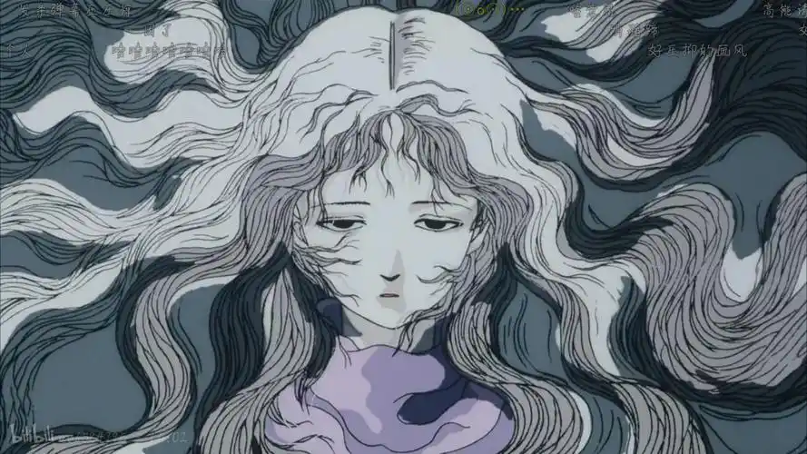 天使之卵,奇异画风,暗示人生哲理,冷色调