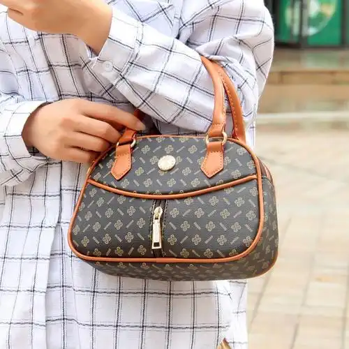 时尚印花女士小拎包中老年妈妈买菜手提包迷你零钱包妇女手拎包潮