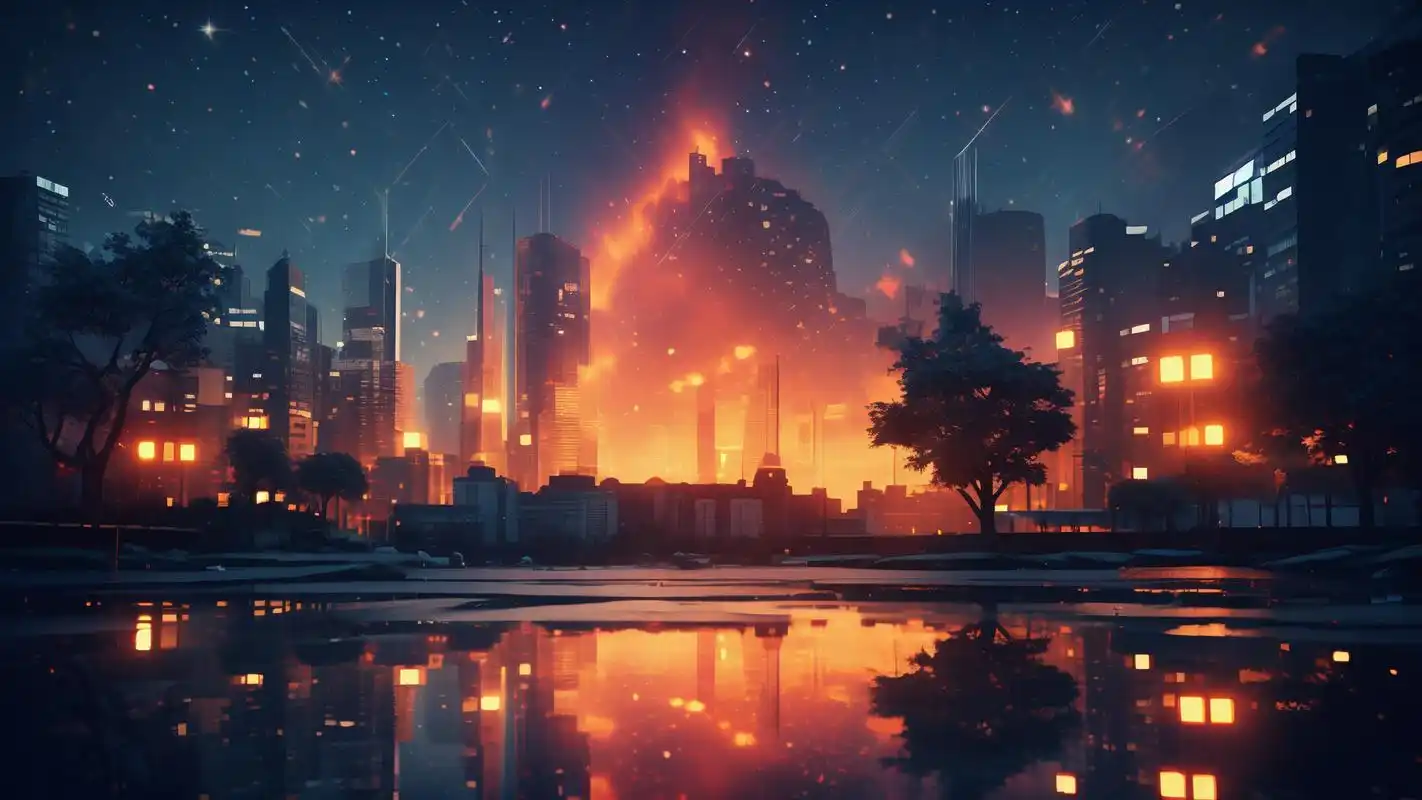 91夜晚城市灯火壁纸大放送!