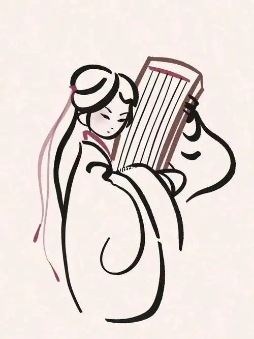 加油呀!一步一步!#我的随手画  #仕女图