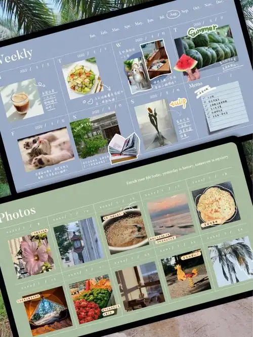 ipad手帐第六个黄昏手帐排版治愈78