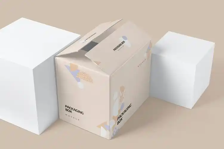 7款快递产品包装纸盒设计展示样机7packagingboxmockups