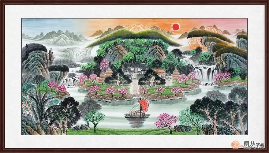 易天也新品风水聚宝盆《紫气东来祥云起》