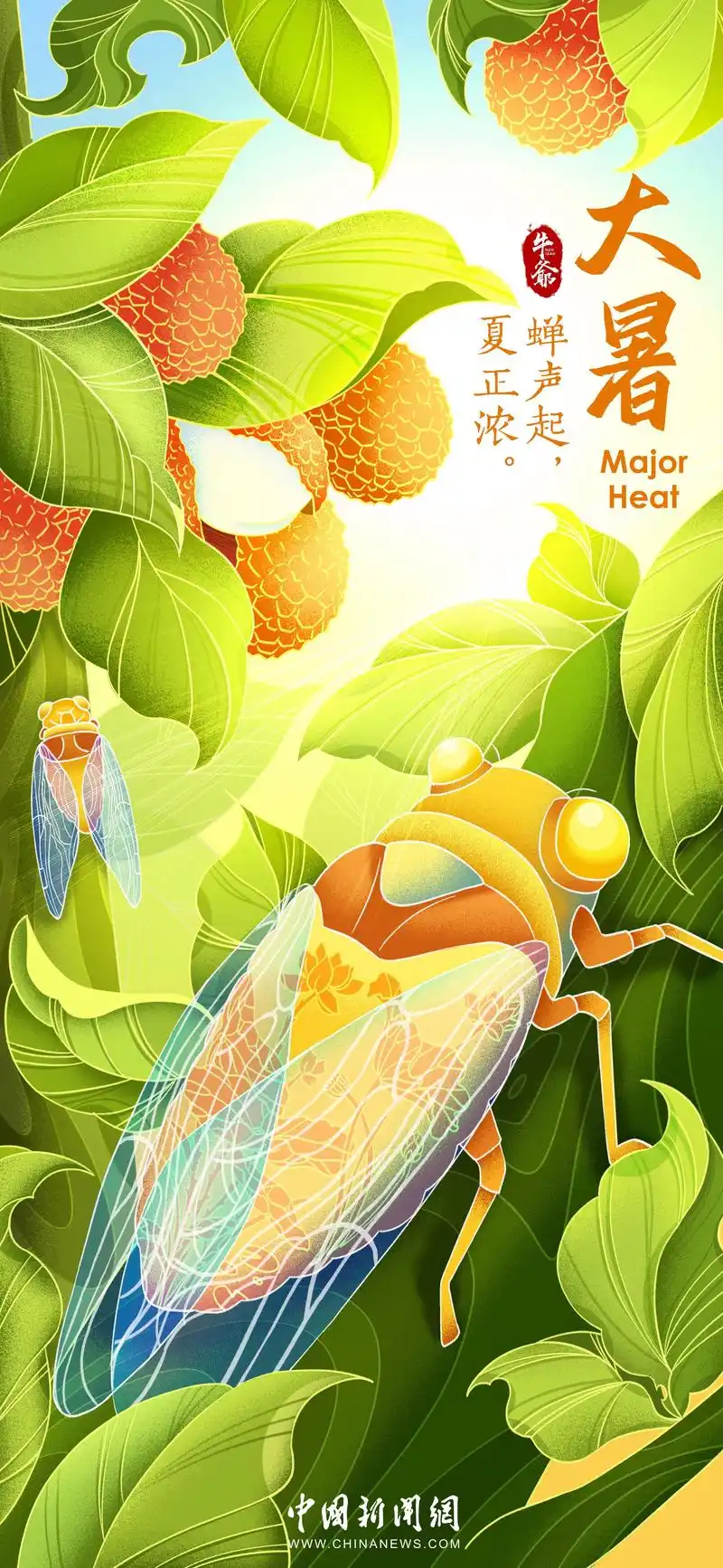 「文明之美看东方」今日大暑:蝉声起 夏正浓