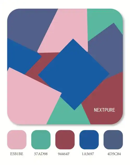 配色分享|撞色|高级的色彩搭配