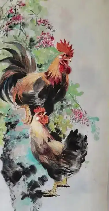 庆贺八一建军节  画家尹和平老师的国画作品请欣赏 - 抖音