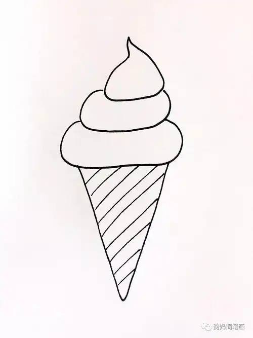 【韵妈简笔画】一起来画各式各样的冰淇淋