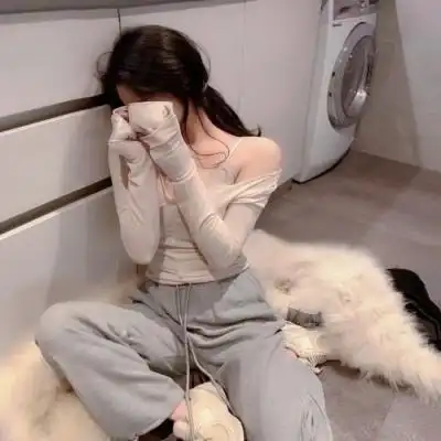 软锦网红侧脸背影不露脸女生头像