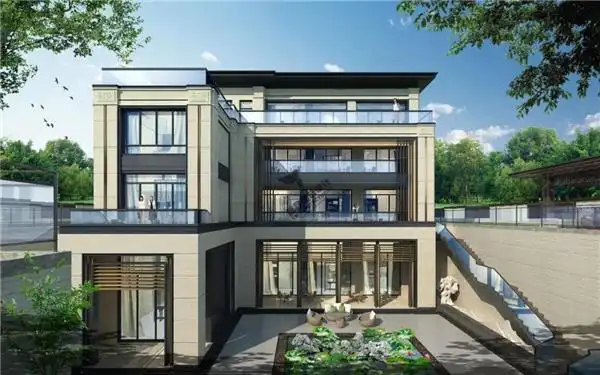 新中式的独栋别墅