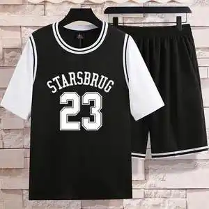 篮球服套装男定制科比短袖图片