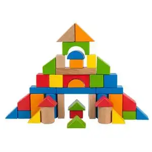 【全新包邮】德国(hape)宝宝拼搭积木40粒玩具婴幼儿童早