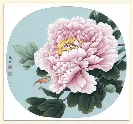 李晓明工笔牡丹十二钗的高清细节与绘制示范