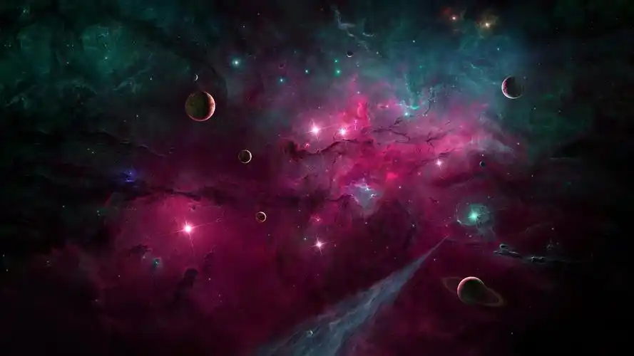 璀璨星空图片高清电脑桌面壁纸 第一辑