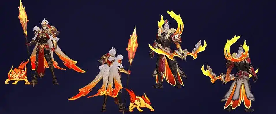 《王者荣耀》狗年限定皮肤"杨戬-永耀之星和后羿-辉光之辰"展示