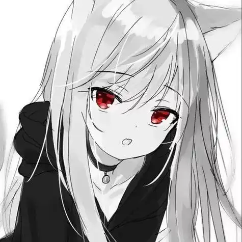 暗黑系动漫女生头像遇见你是我所有美好故事的开始