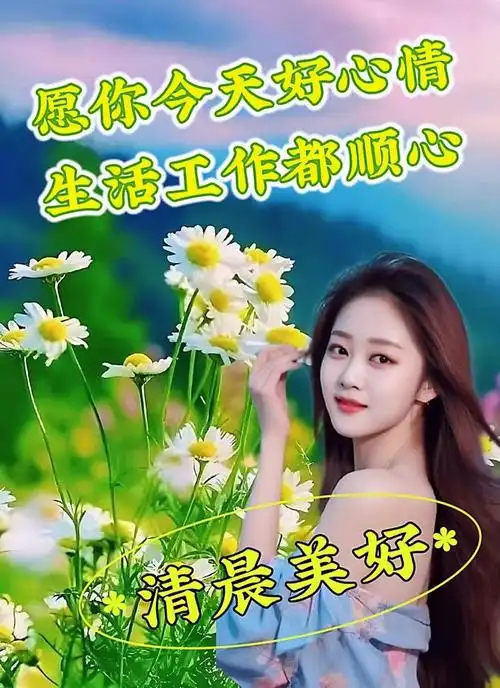 2023年7月28日星期五早上好早安漂亮图片问候祝福语