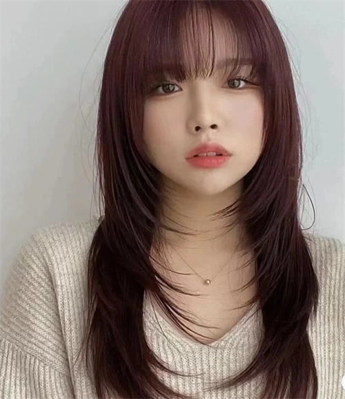 气质中长内扣c卷 各种脸型都适合留_最新发型 - 美发站